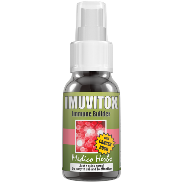 Imuvitox Spray immune booster with cancer bush 50ml.