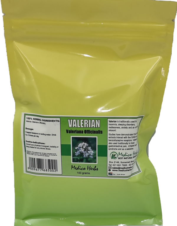 Valerian dried herb tea ( Valeriana Officinalis ) 100g