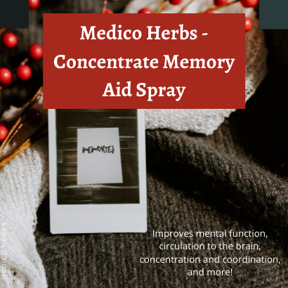 Medico Herbs - Concentrate Memory Aid Spray