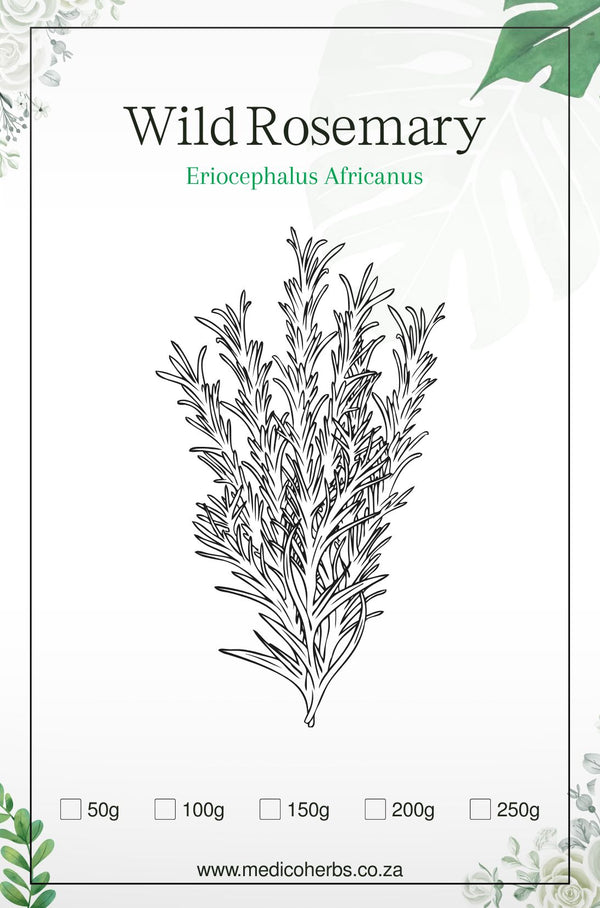 Wild Rosemary (Eriocephalus Africanus) Powder 100g