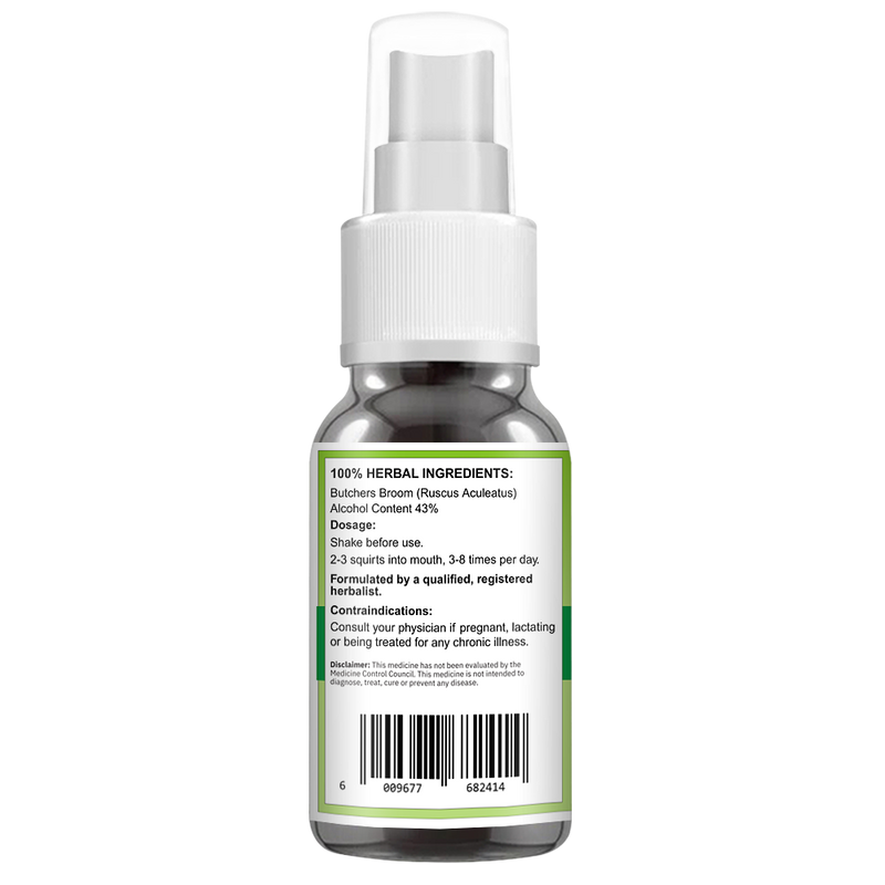 Butcher's Broom Spray (Ruscus Aculeatus) 50ml