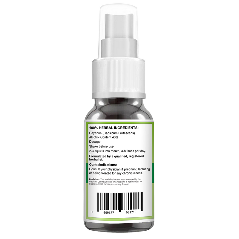Cayenne Spray (Capsicum Frutescens) 50ml