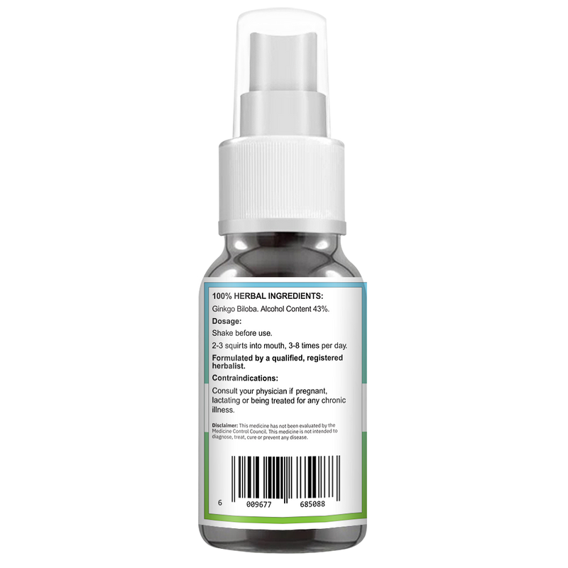 Ginkgo Spray (Ginkgo Biloba) 50ml