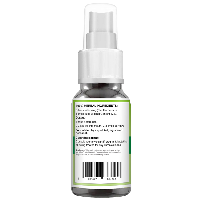 Ginseng Siberian Spray (Eleutherococcus Senticosus) 50ml