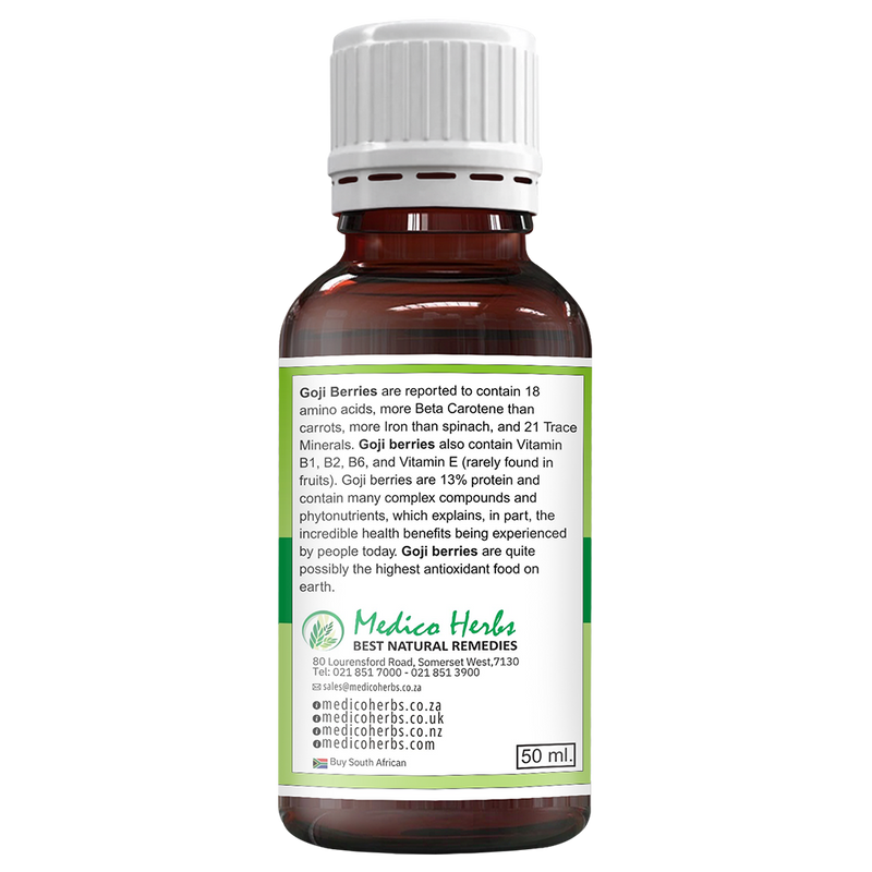 Goji Berries Drops (Lycium Barbarum) 50ml