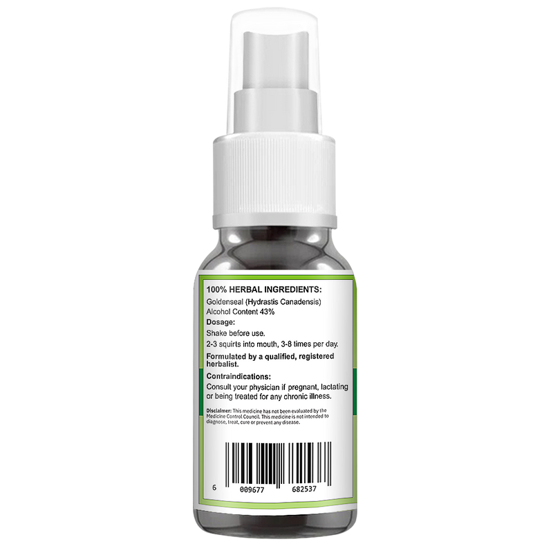 Goldenseal Spray (Hydrastis Canadensis) 50ml