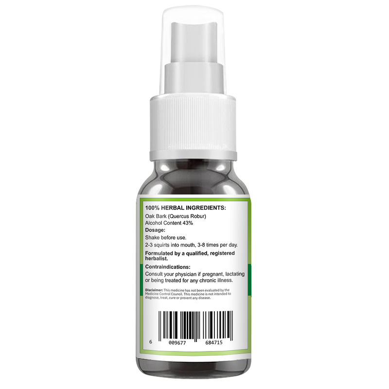 Oak Bark White Oak Bark Spray (Quercus Robur) 50ml