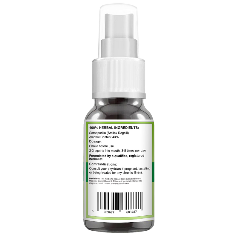Sarsaparilla Spray (Smilax Regelii) 50ml