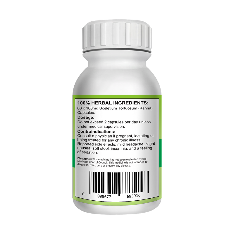 Sceletium Tortuosum (Kanna) Capsules 60 x 100mg