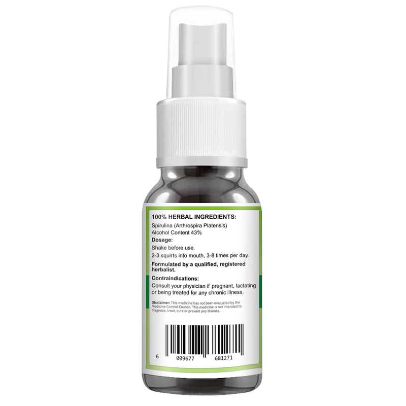 Spirulina Spray (Arthrospira Platensis) 50ml
