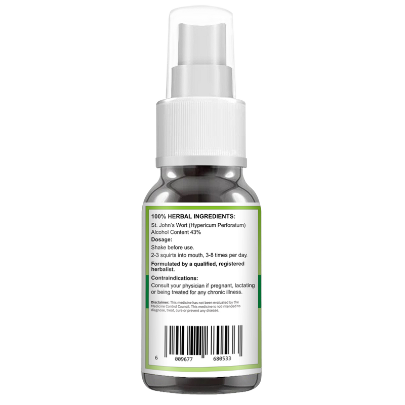 St. John's Wort Spray (Hypericum Perforatum) 50ml