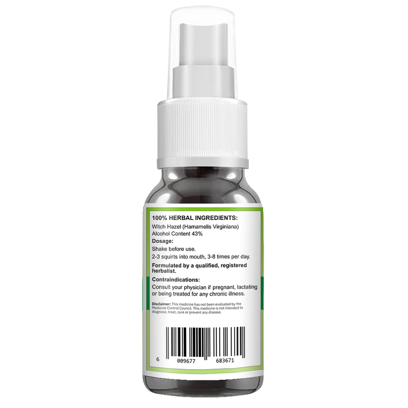Witch Hazel Spray (Hamamelis Virginiana) 50ml