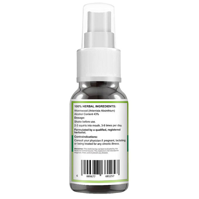Wormwood Spray (Artemisia Absinthium) 50ml