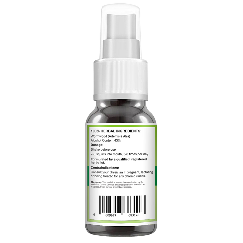 Artemisia Afra African Wormwood 50ml ant -malaria Spray