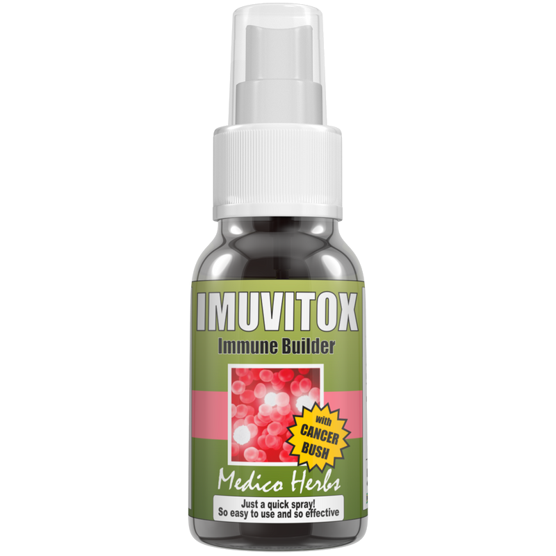 Imuvitox Spray immune booster with cancer bush 50ml.