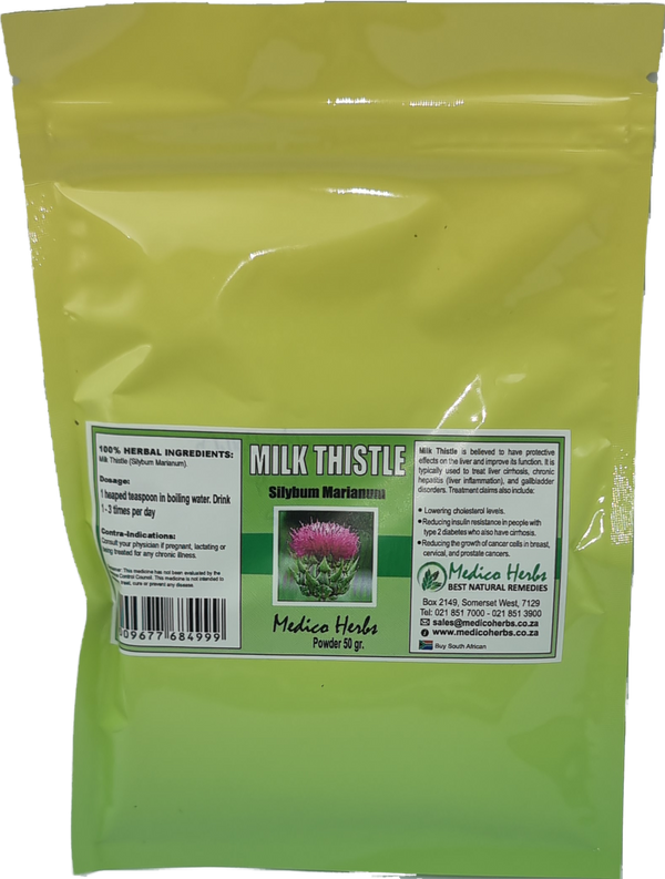 Milk Thistle (Silybum Marianum ) 50g Powder.